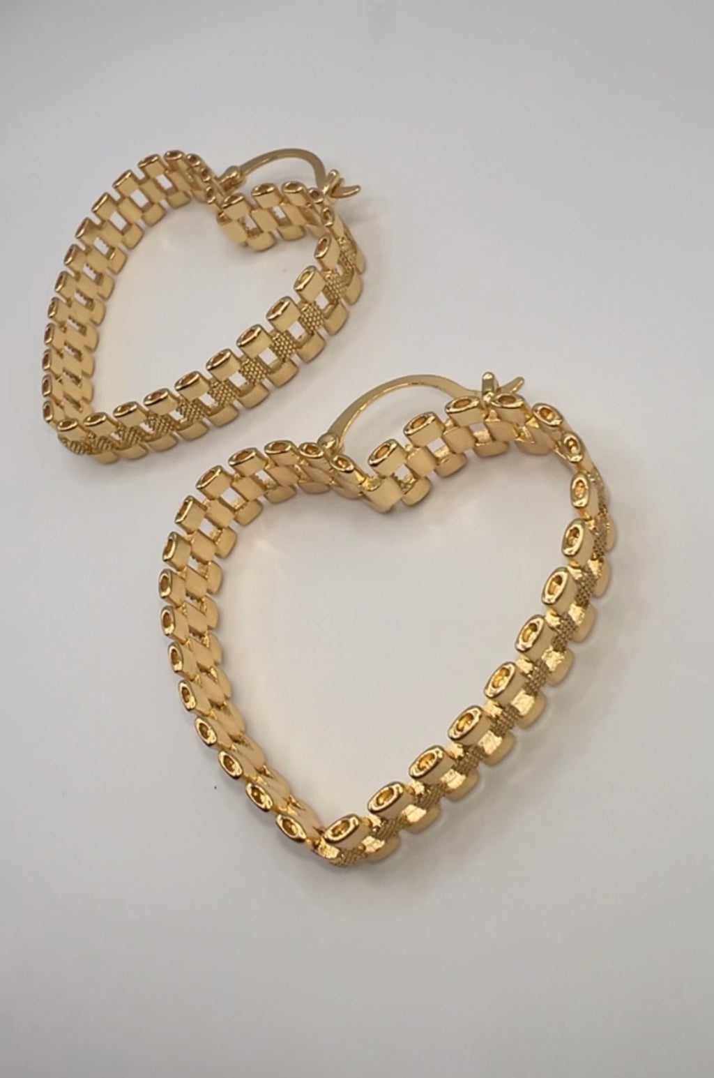 Lover girl heart earrings