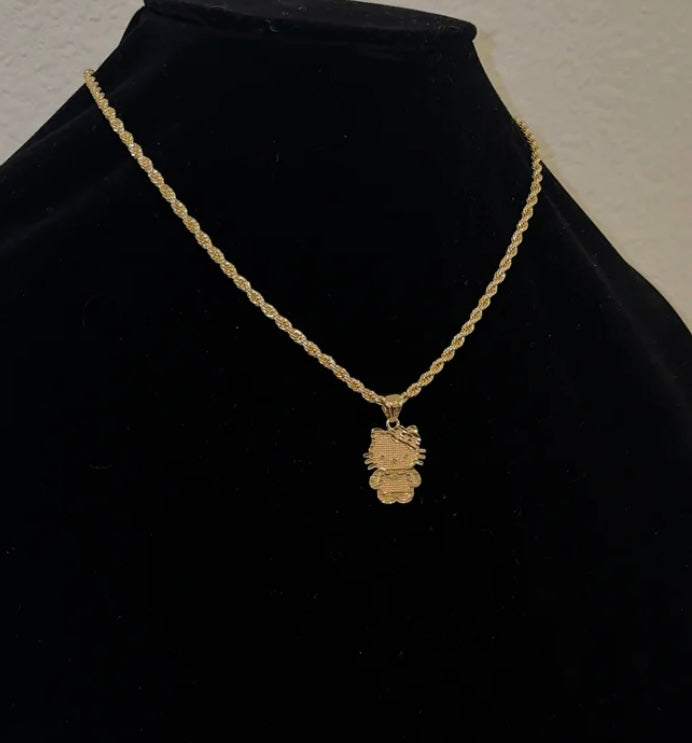 Cute kitty body pendant/chain