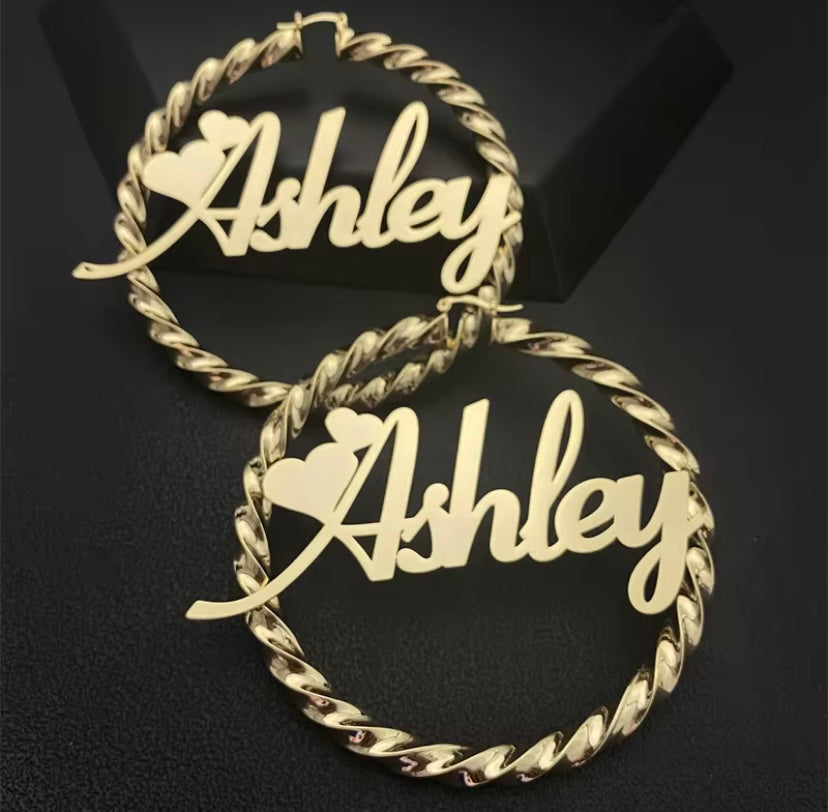 Custom name hoops