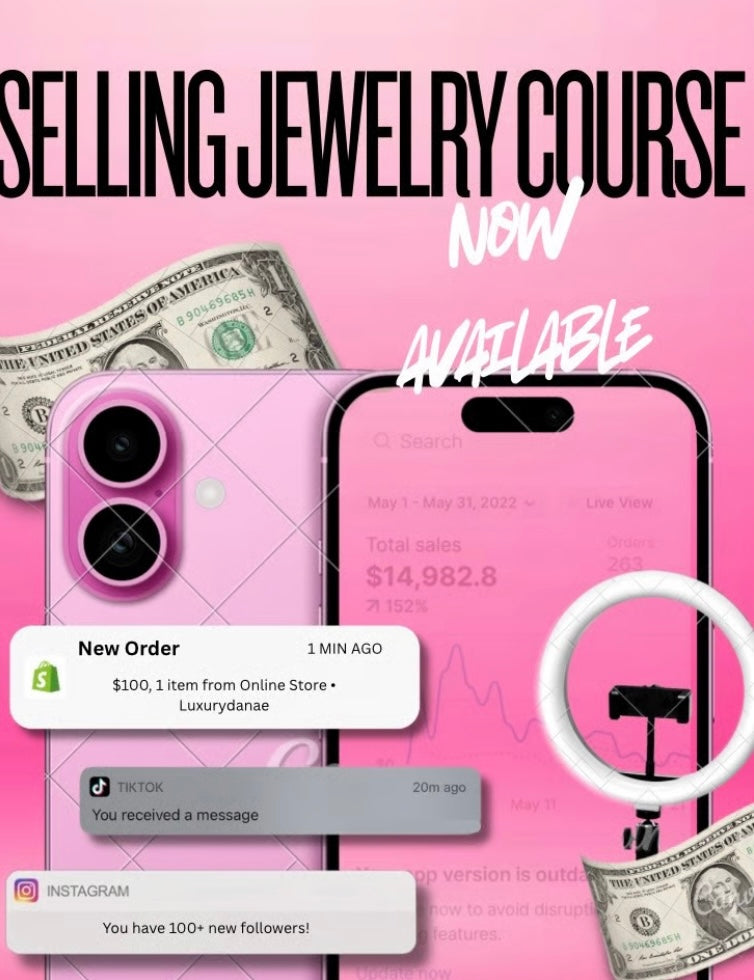 JEWELRY COURSE - 8 Top Vendors included ! Click Read more ..