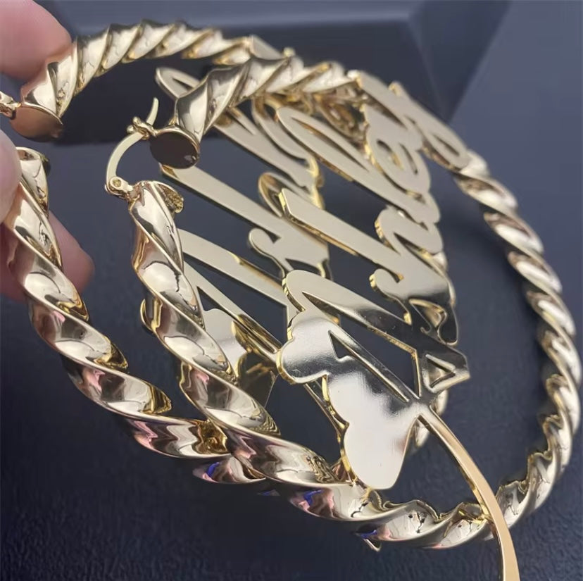 Custom name hoops