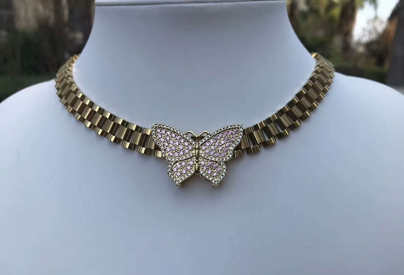 Luxury butterfly chain