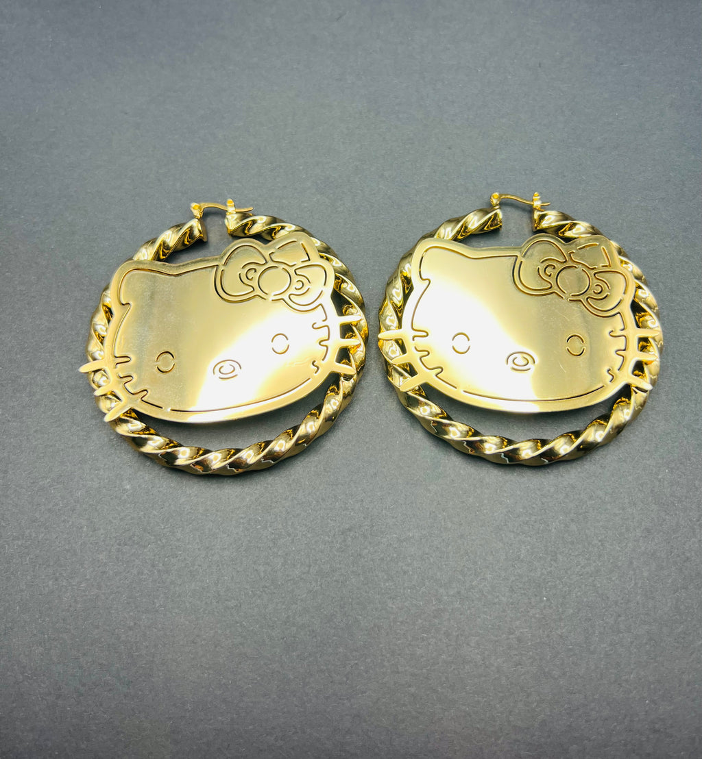 Kitty Bambo Hoops