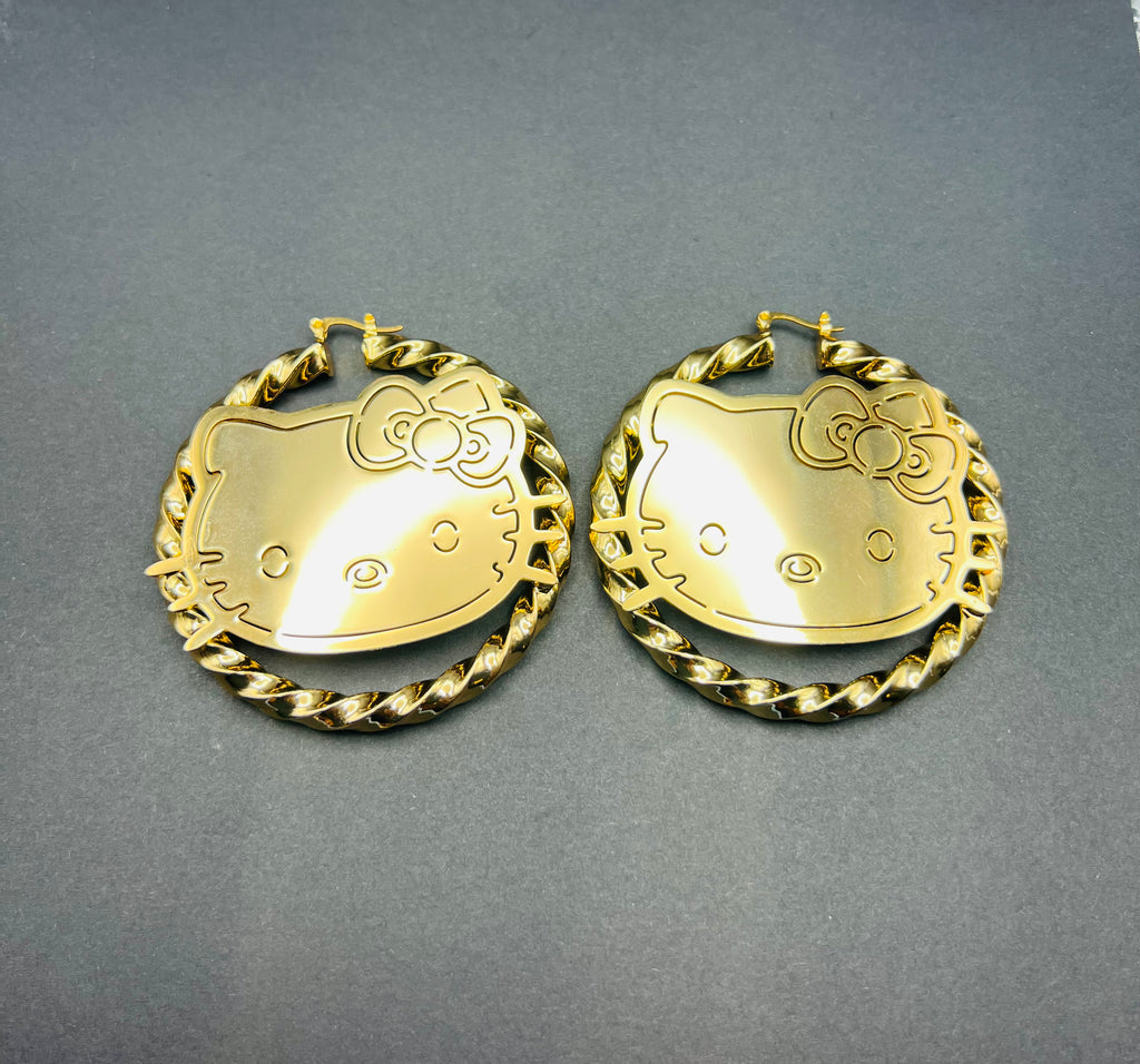 Kitty Bambo Hoops