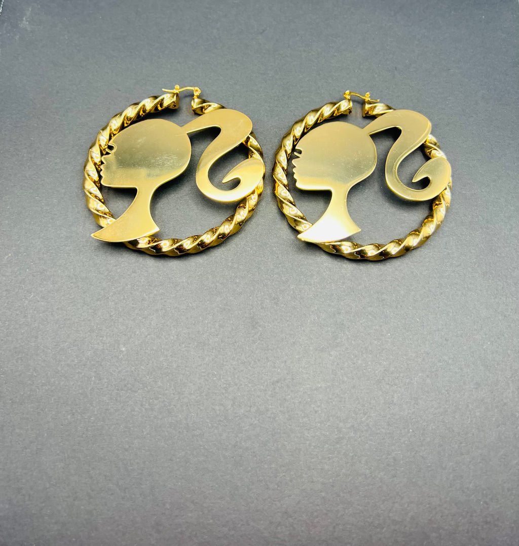 Dream Doll Bamboo Hoops