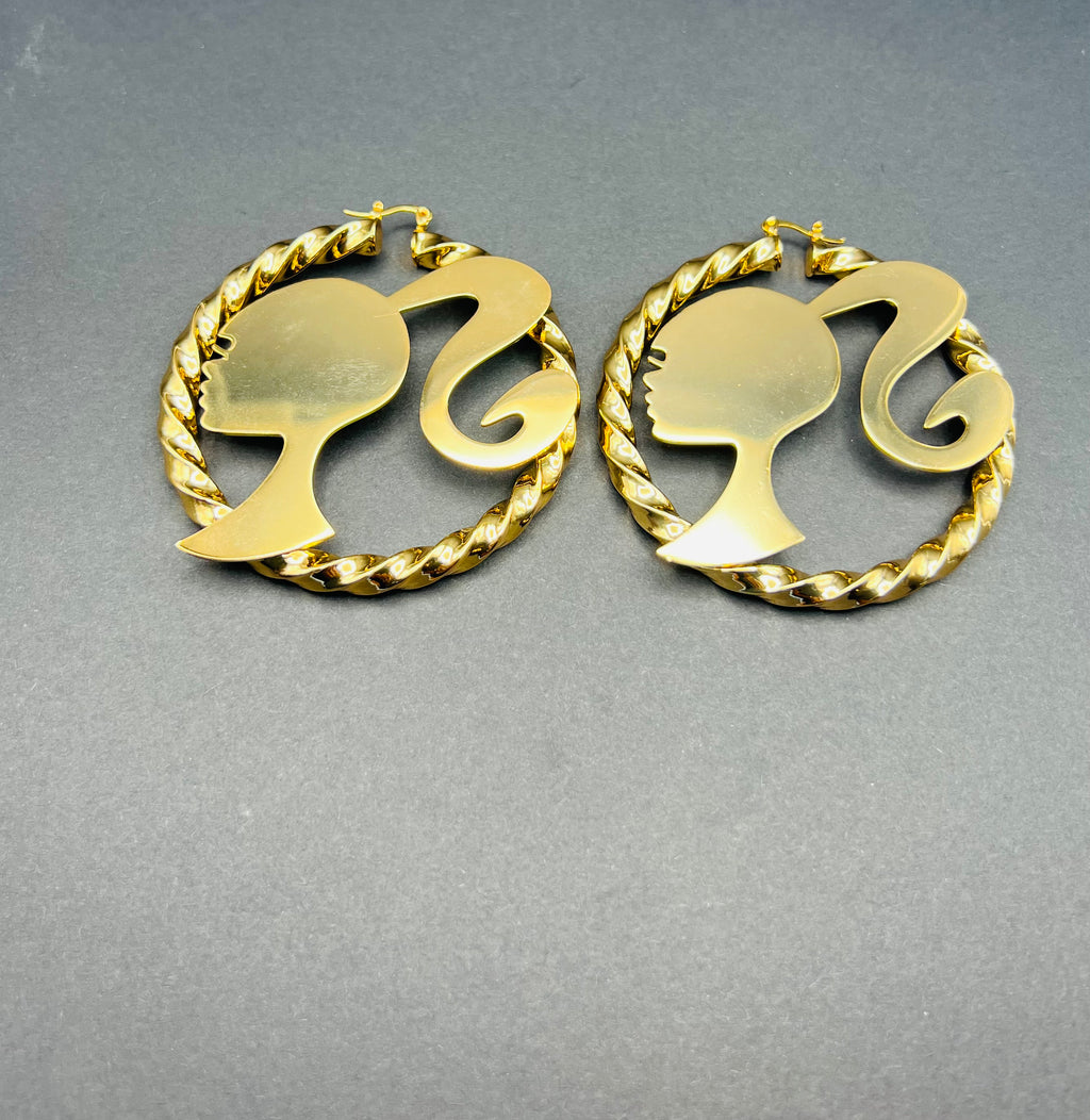 Dream Doll Bamboo Hoops